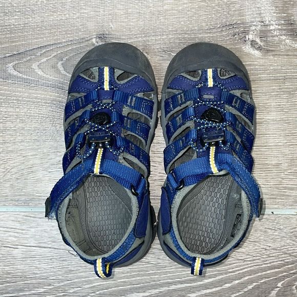 Keen Newport H2 Waterproof Blue Depths Gargoyle Toddler Boy Sz 12 Hiking Sandals - Picture 5 of 10